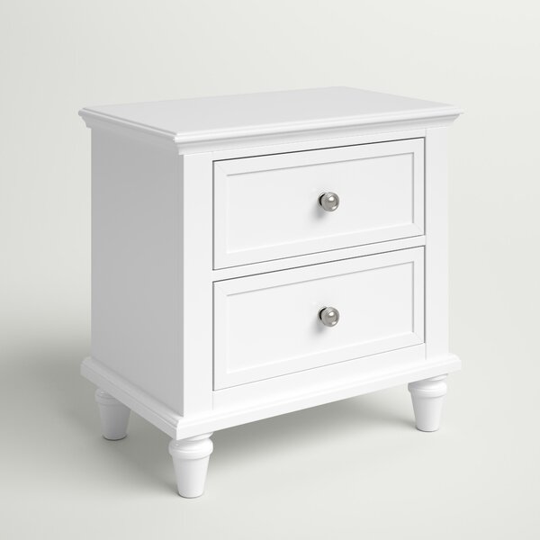 Three Posts™ Rae Solid + Manufactured Wood Nightstand & Reviews | Wayfair