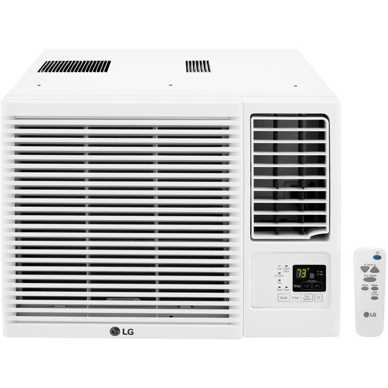 Lg 18 000 Btu Energy Star Window Air Conditioner With Heater And Remote Reviews Wayfair