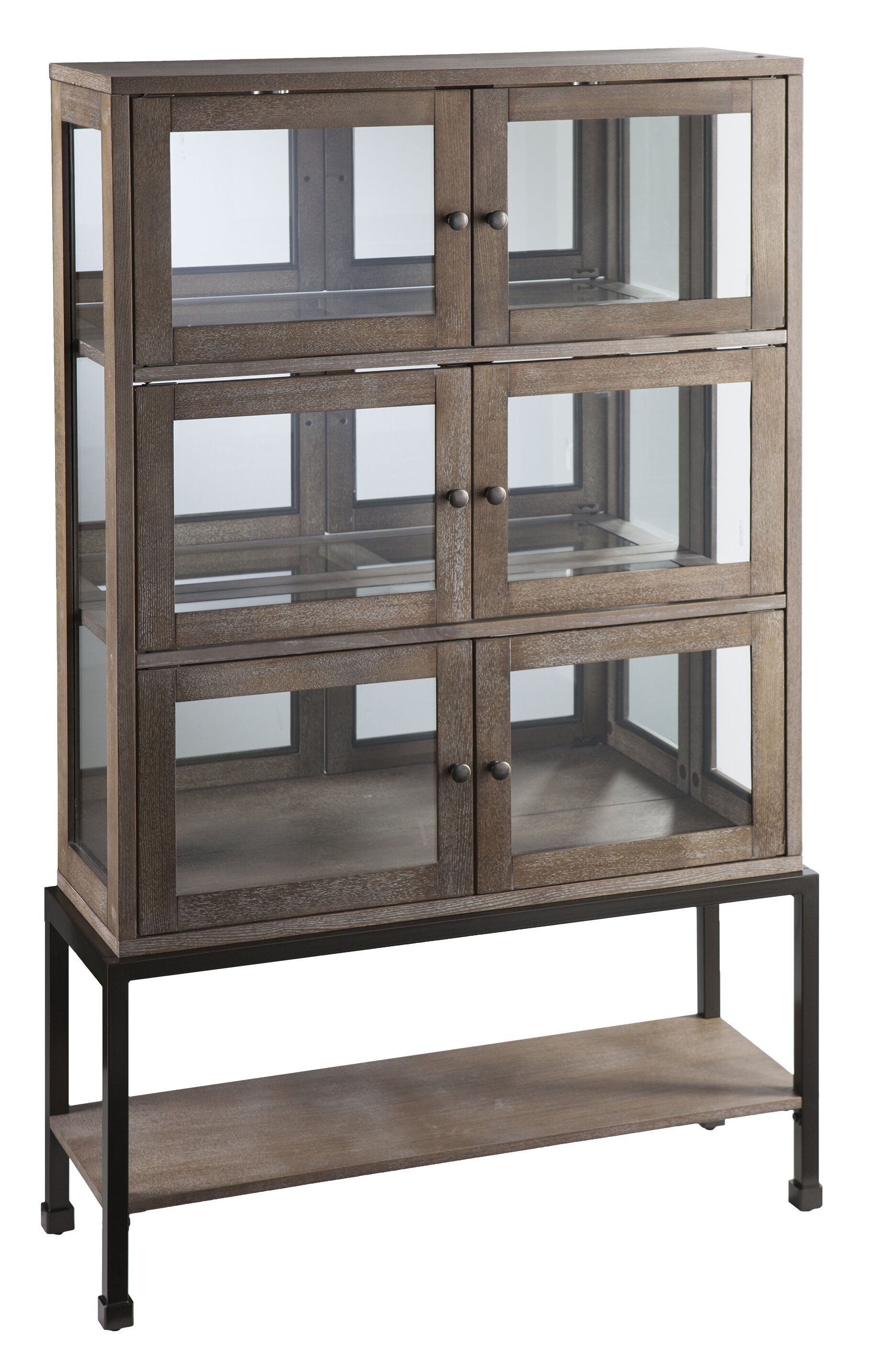 Pantin Lighted Curio Cabinet Reviews Joss Main