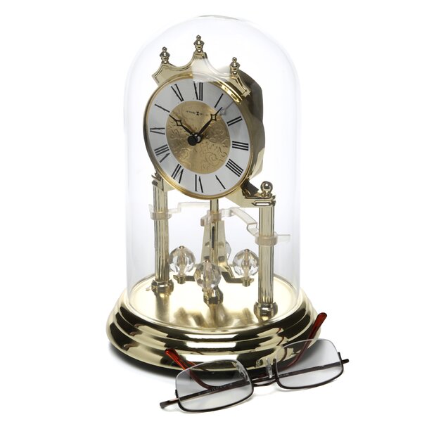Heavy Miniature Brass Quartz Desk Clock-open & Close-USA Vendor-New-FREE Ship 