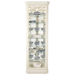 Go to store & view more images Alcott Hill Carrizal Lighted Curio Cabinet