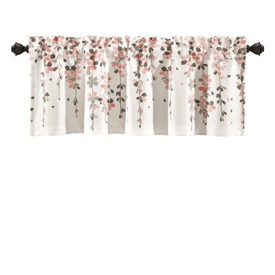  Floral Tailored 52" Window Valance
