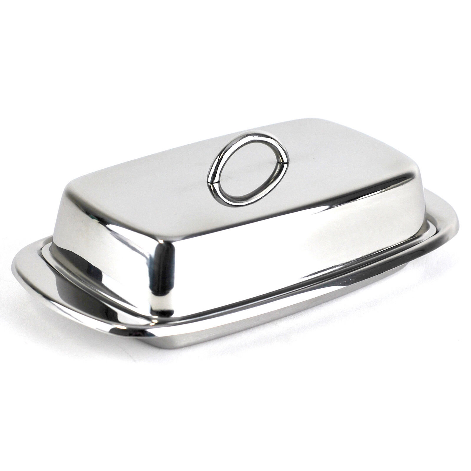 Stainless Steel Butter Dish ExcelSteel Tabletop Picnics Clean & Fresh Butter 