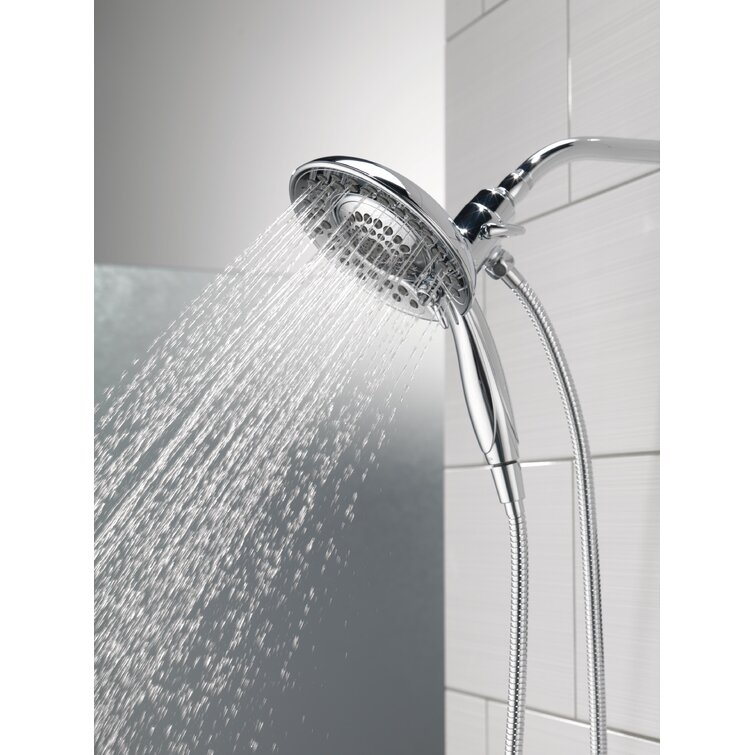 Delta 58569-SS-PK In2ition Dual Wall Mount Fixed and Handheld Shower Head 