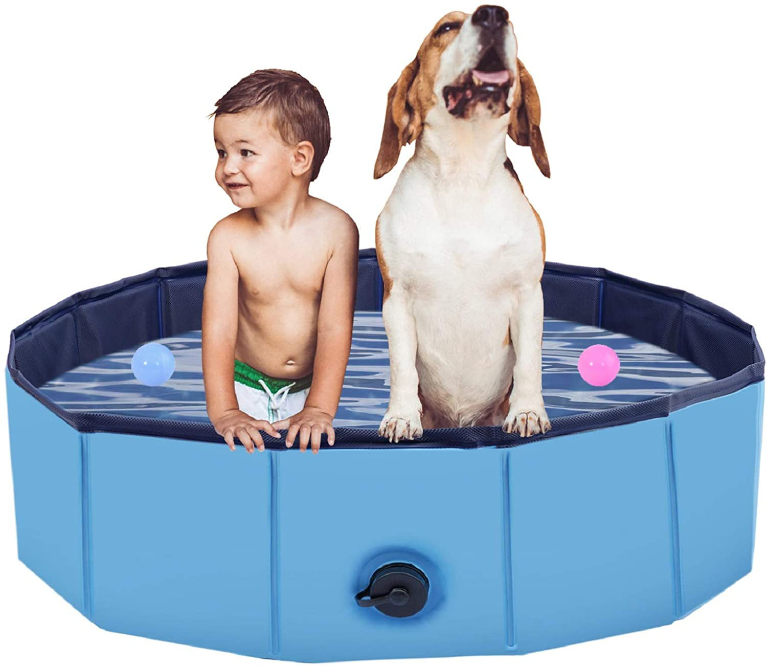 tarye PVC Pet Foldable Swimming Pool,Dogs Cats Bathing Tub,Portable