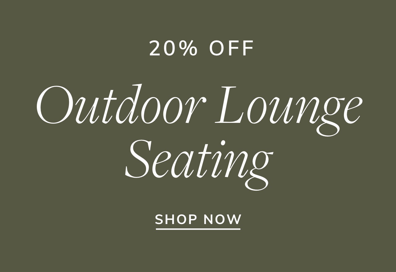 Outdoor Seating Sale