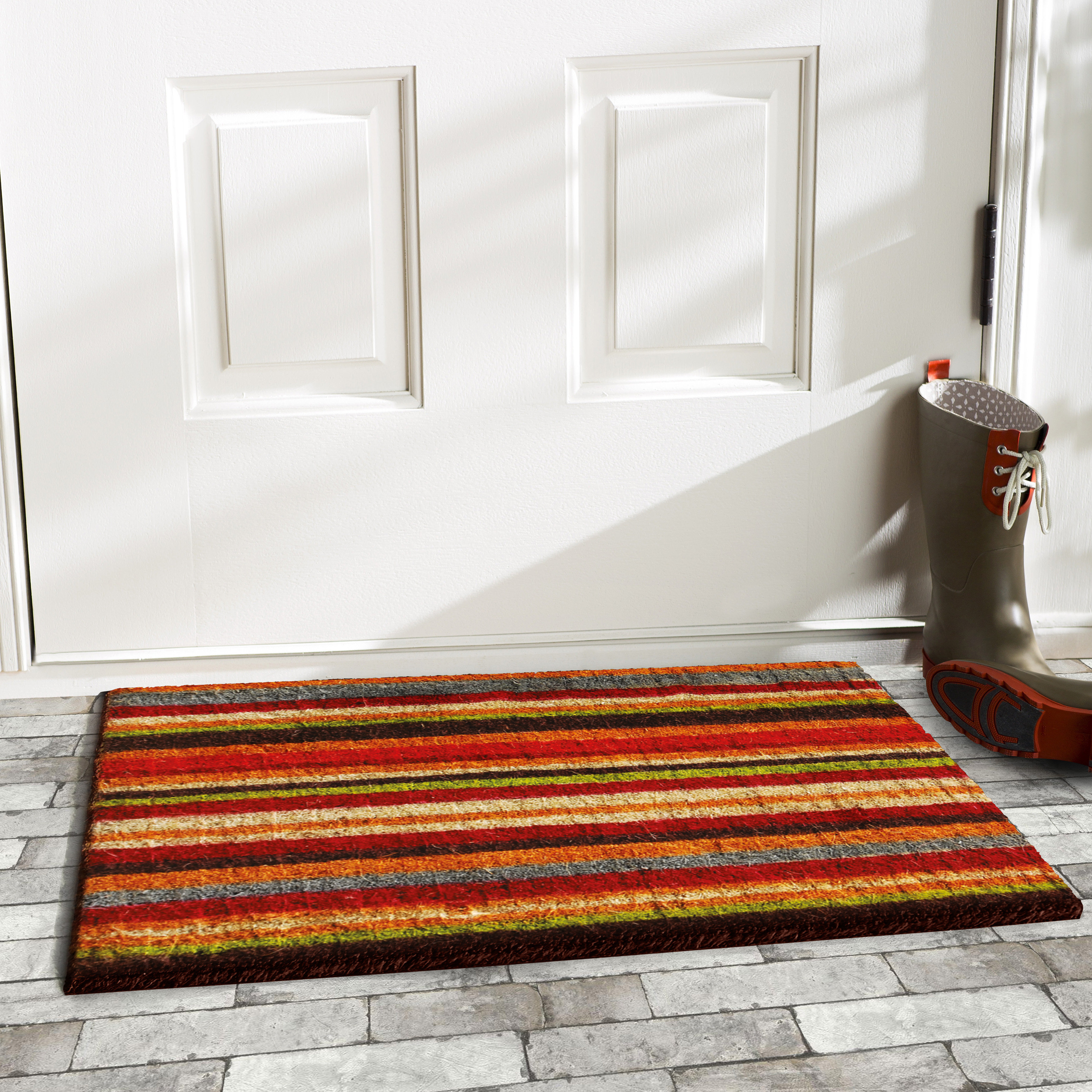 Glenford Deejon 30 In X 18 In Non Slip Outdoor Door Mat