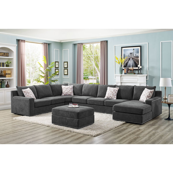 Wrought Studio Makah 166 Left Hand Facing Modular Sectional With