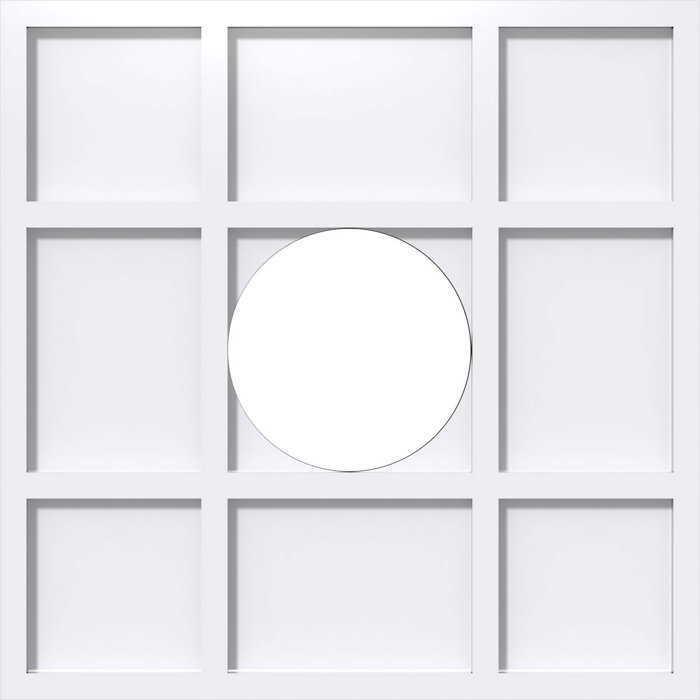 Ekena Millwork Rubik Architectural Grade Pvc Ceiling Medallion