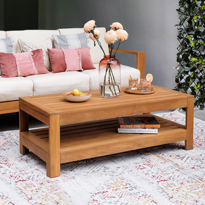 Bogota Wooden Coffee Table INCOMPLETE 