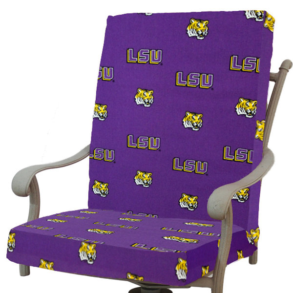 College Covers Ncaa Lsu Tigers Indoor Outdoor Dining Chair Cushion Wayfair
