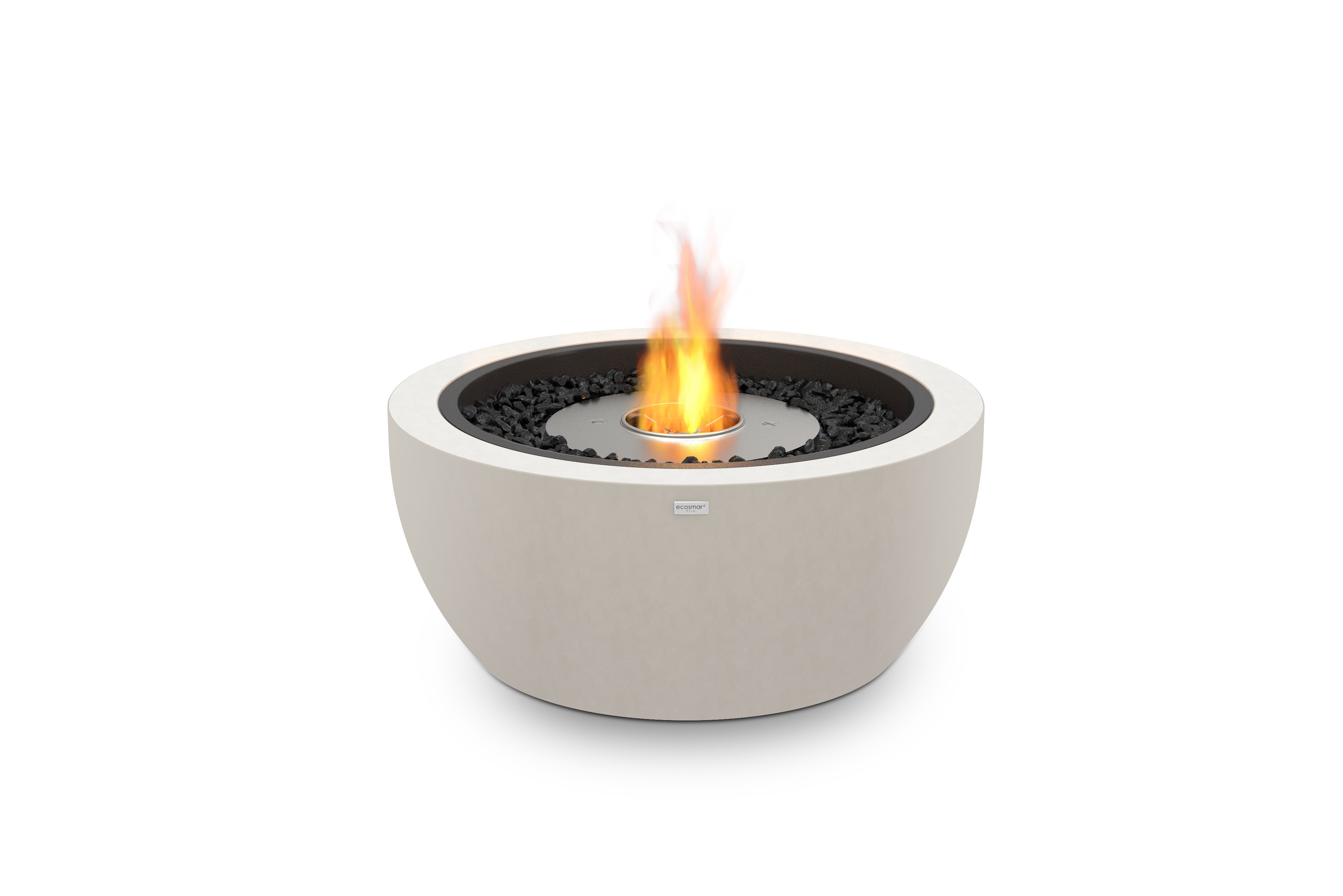 Ecosmart Fire Pod Freestanding Stainless Steel Bio Ethanol Fire