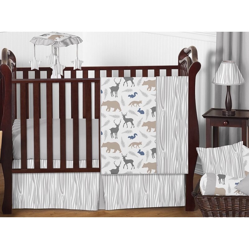 woodland animal crib bedding sets