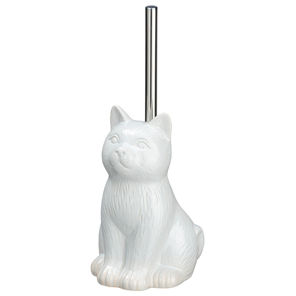 cat toilet brush holder