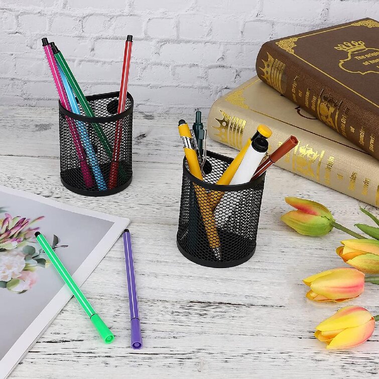 Magnetic Pencil Holder Magnetic Storage Basket with 3 Generous Compartments Orga 