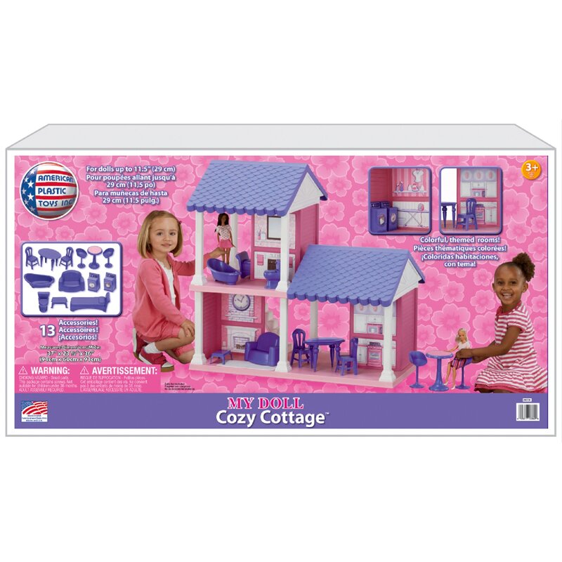 plastic dollhouse