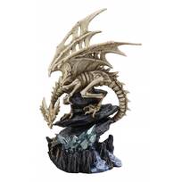 Viserion Ruler Of The Skies Standing Black Dragon Statue 13"Long Fantasy Beast 