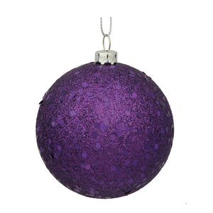 Assorted Ball Drilled Christmas Ornament (Set of 4)