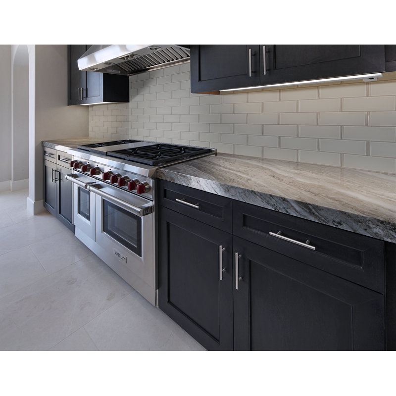 Msi Oyster 4 X 12 Glass Subway Tile In Gray Wayfair