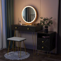 Wayfair Solid Wood Makeup Vanities You Ll Love In 2021