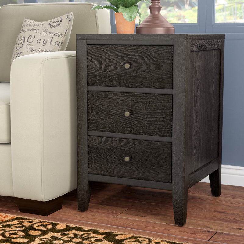 Darby Home Co Barbican 3 Drawer End Table Wayfair Barbican 3 Drawer End Table