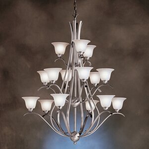 Cayman 15-Light Shaded Chandelier