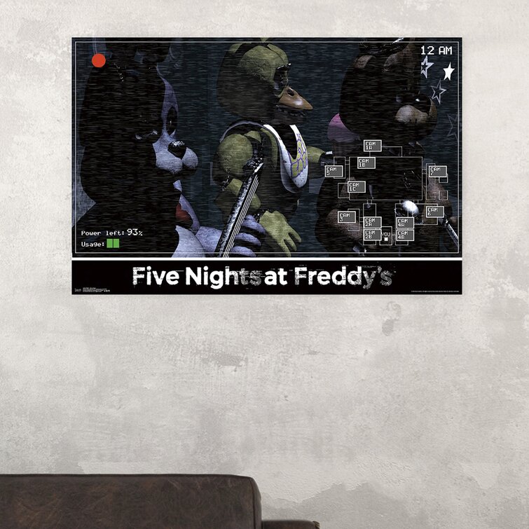 FIVE NIGHTS AT FREDDY'S SHOW STAGE POSTER 22x34 VIDEO GAME 14934 