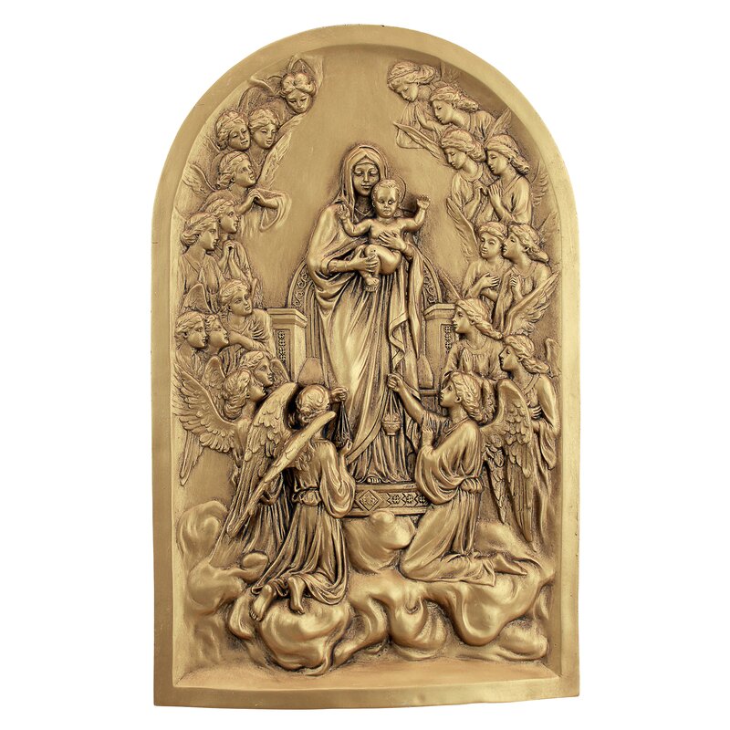 The Mary with Angels Wall Décor