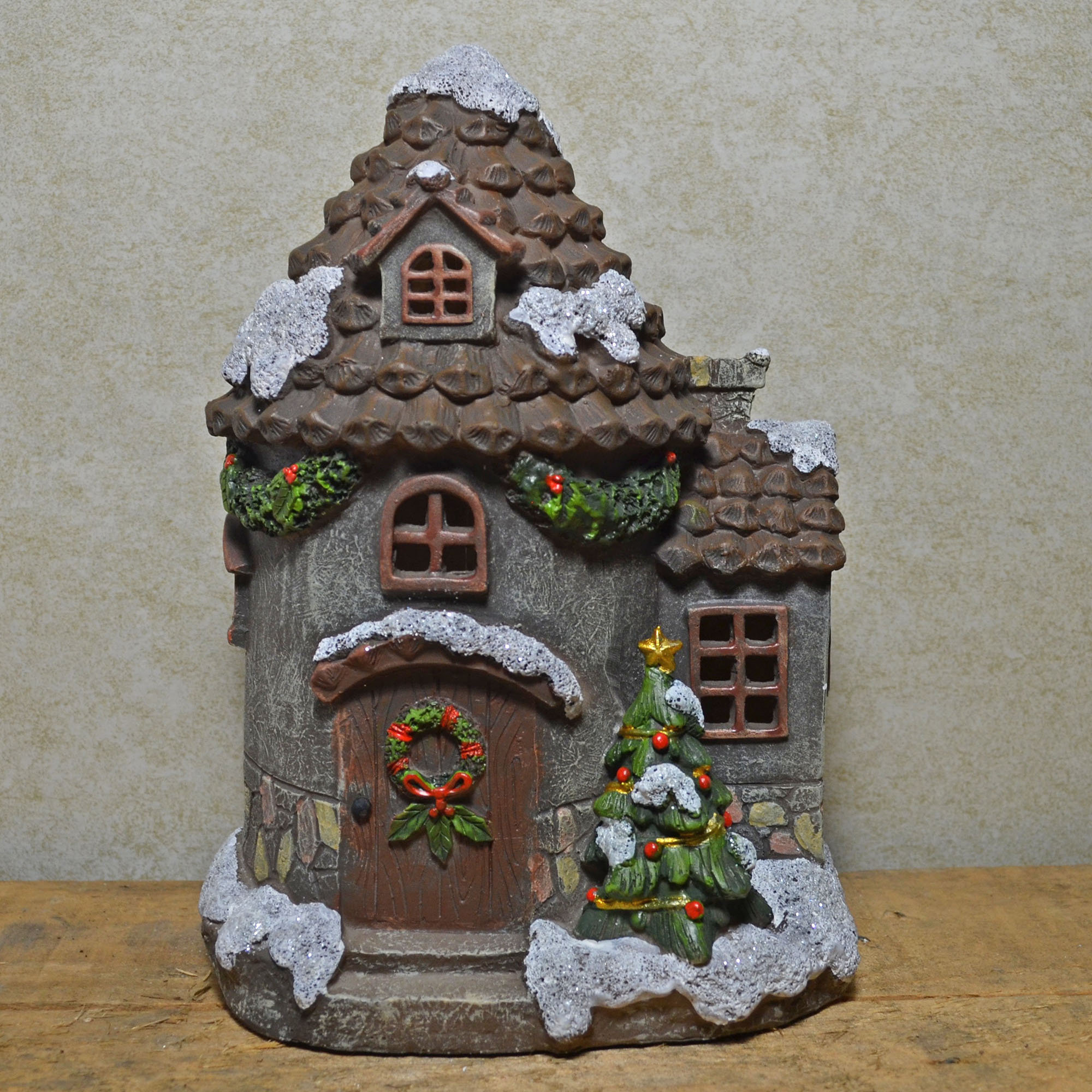 Sol 72 Outdoor Mystical Christmas Cottage Fairy House With Led Light Decoration Wayfair Co Uk