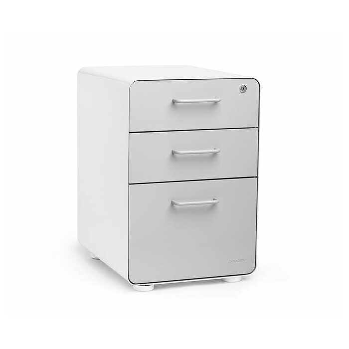 Poppin 3 Drawer File Cabinet Reviews Wayfair Ca