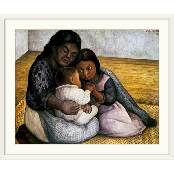 Great Big Canvas Diego Rivera Rivera: Mother And Children by Diego ...