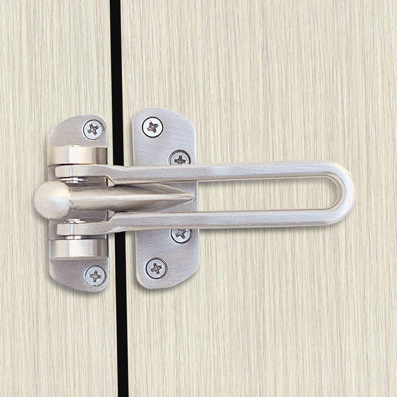 Royal Home Hardware Door Guard Security Swing Bar Lock Latch
