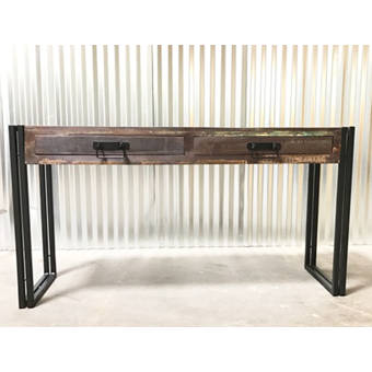 Breakwater Bay Julianna Old Reclaimed Wood Console Table With