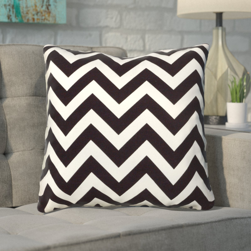 Wrought Studio Mccullough Chevron Throw Pillow Reviews Wayfair