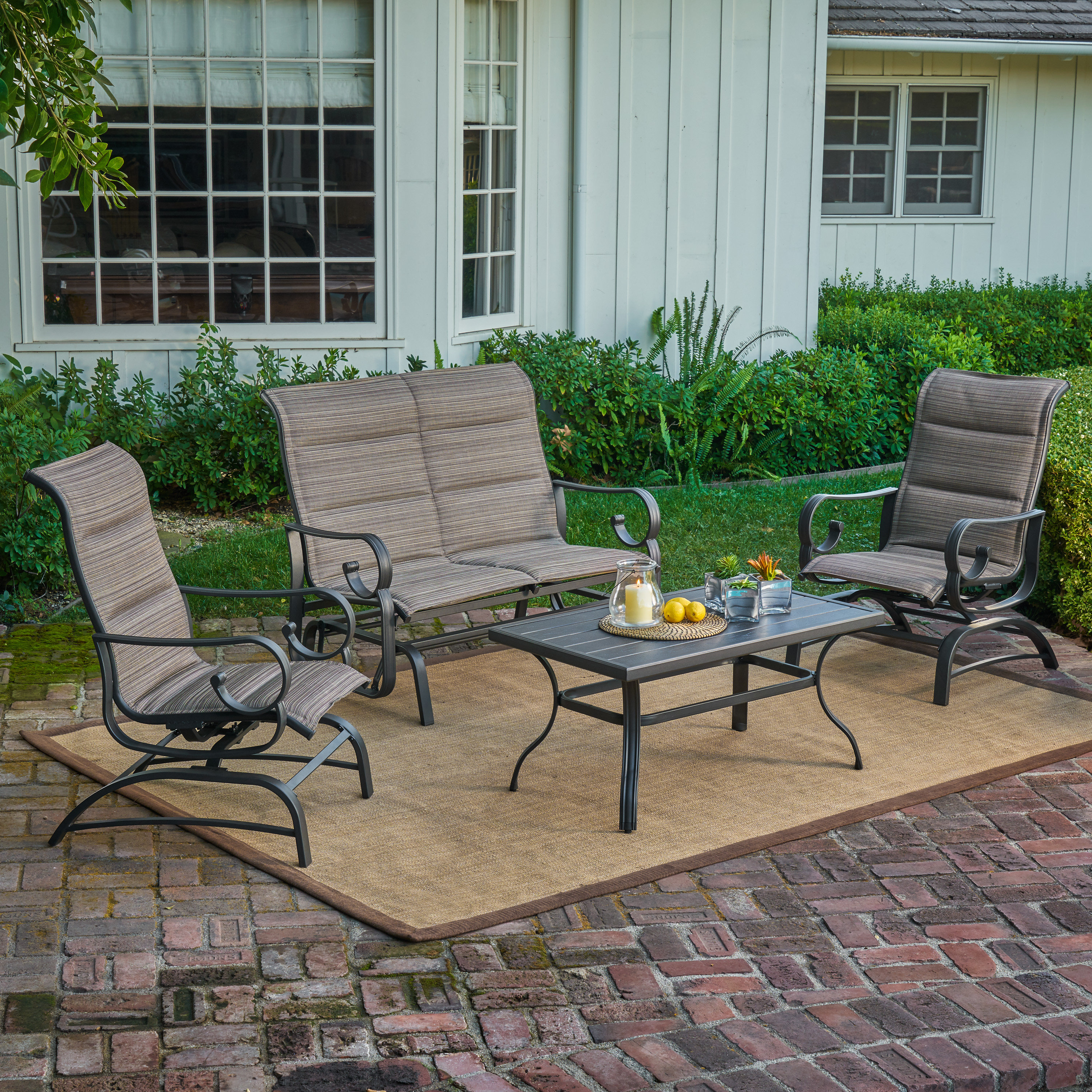 padded sling patio chairs