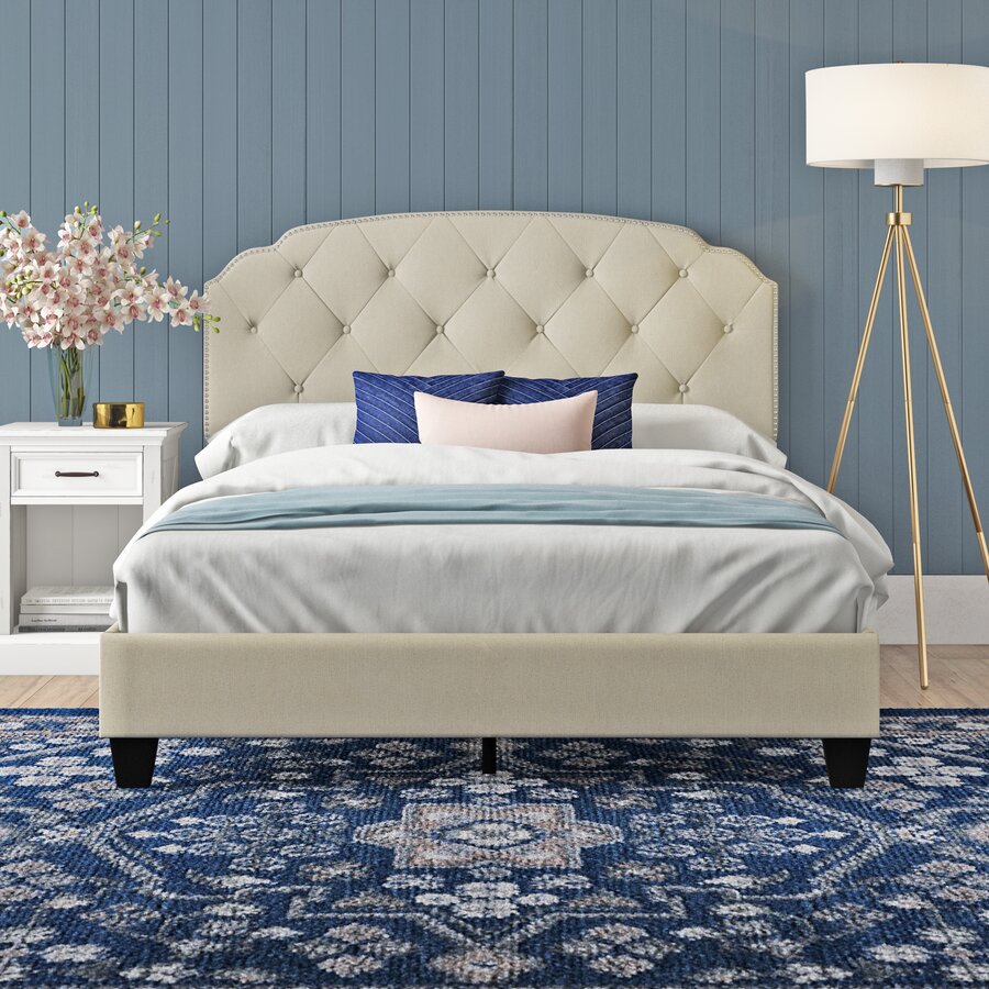Antonia Upholstered Panel Bed