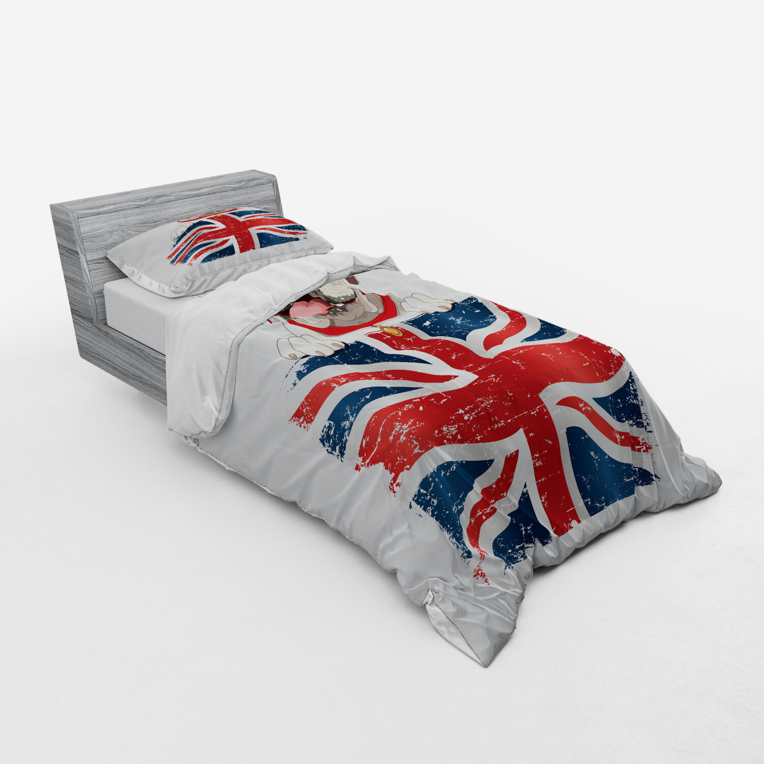 East Urban Home English Bulldog Duvet Cover Set Wayfair