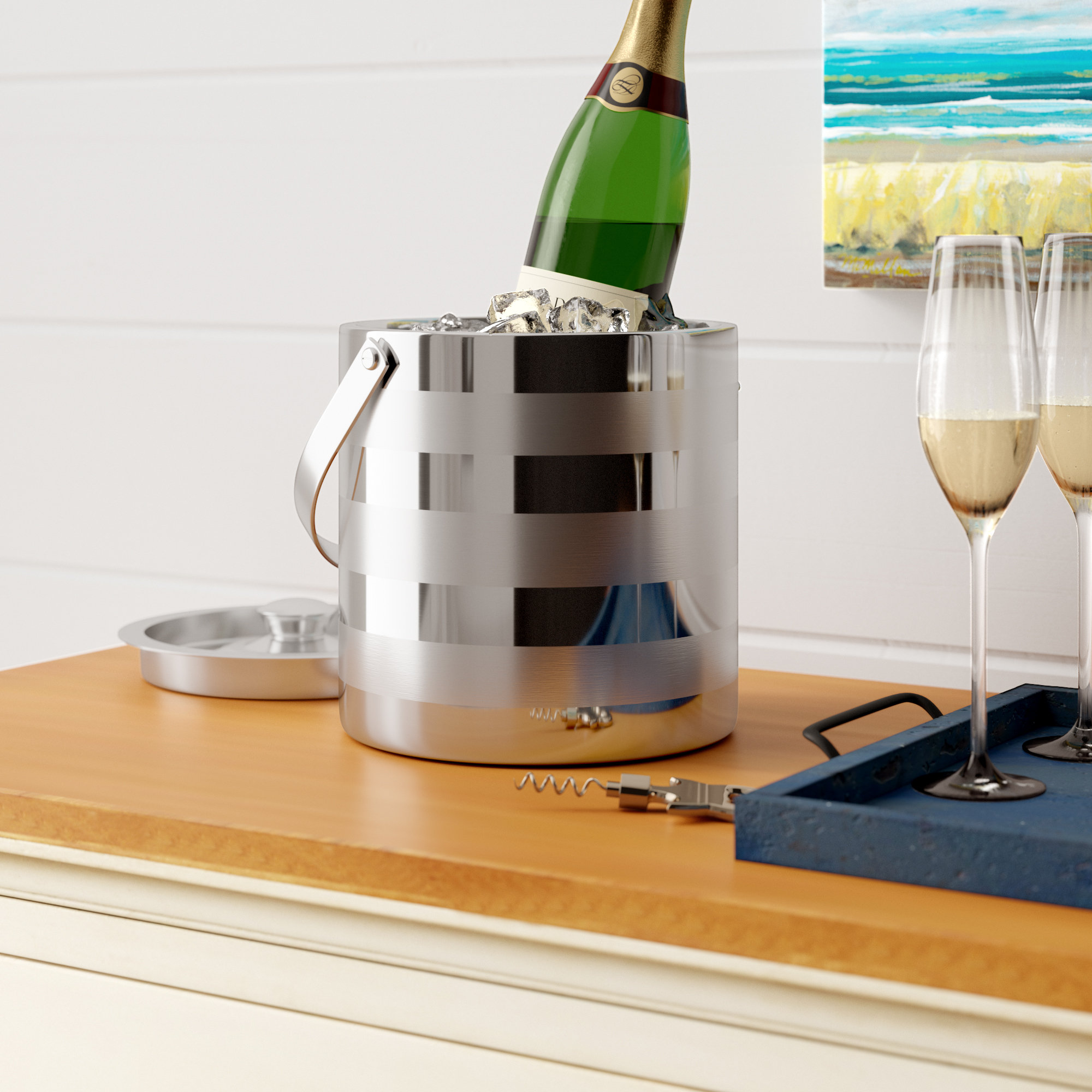 double champagne bucket