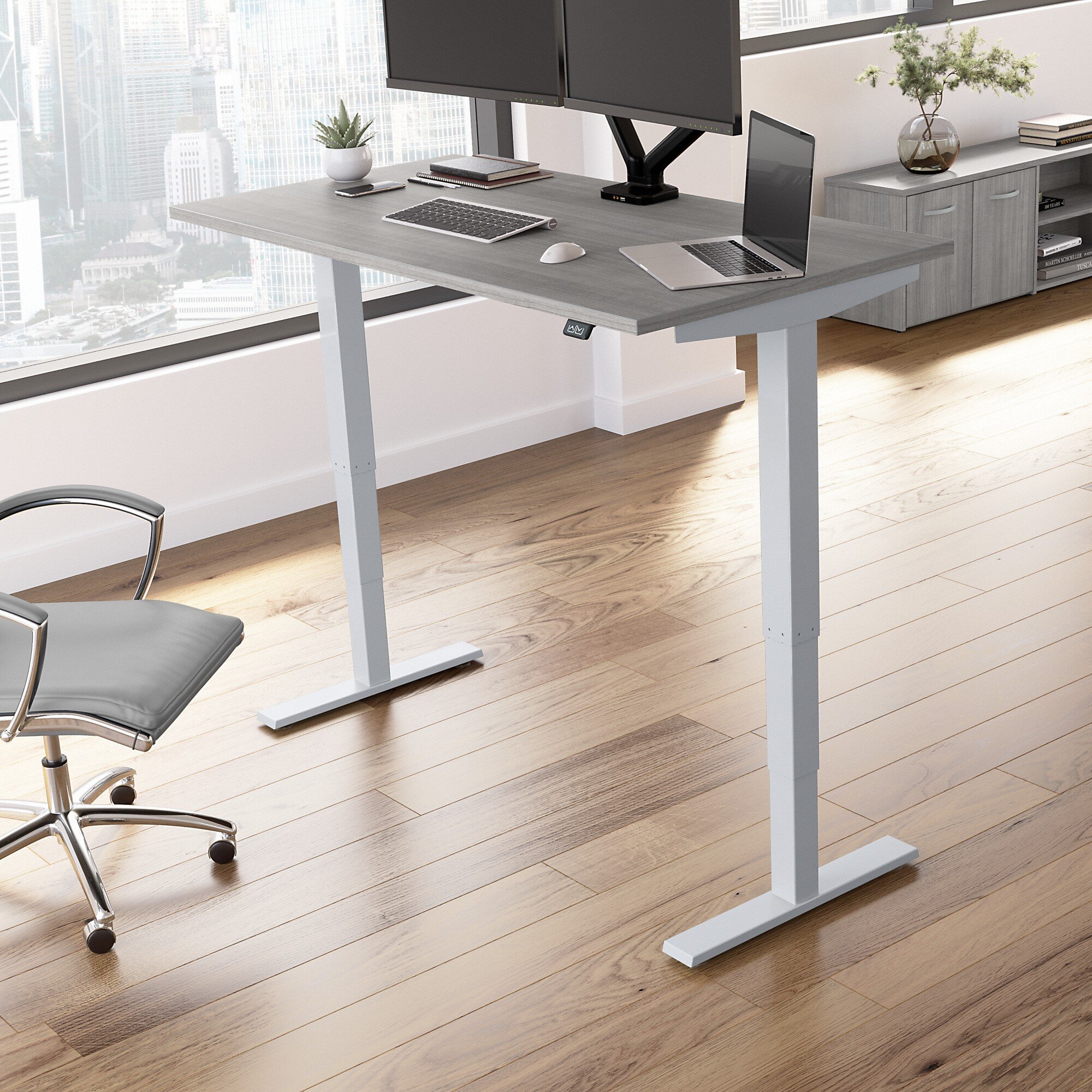 bush adjustable desk