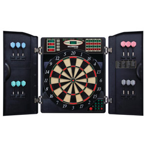 E-Bristle 3 Piece 1000 LED Electronic Dartboard Cabinet Set