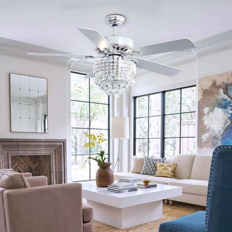 Mercer41 Friend Ceiling Fan with Light Kit | Wayfair.co.uk