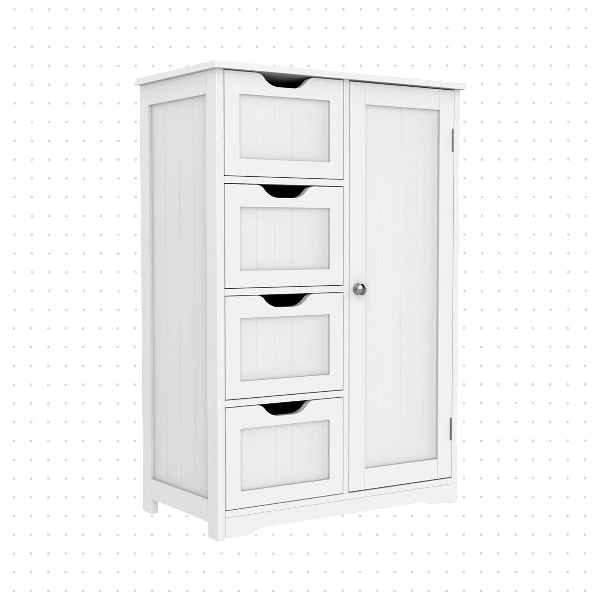 Gracie Oaks Jalieah 22'' W x 32'' H x 11.8'' D FreeStanding Bathroom