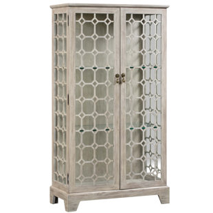 Modern Pine Display Cabinets Allmodern Couey Curio Cabinet