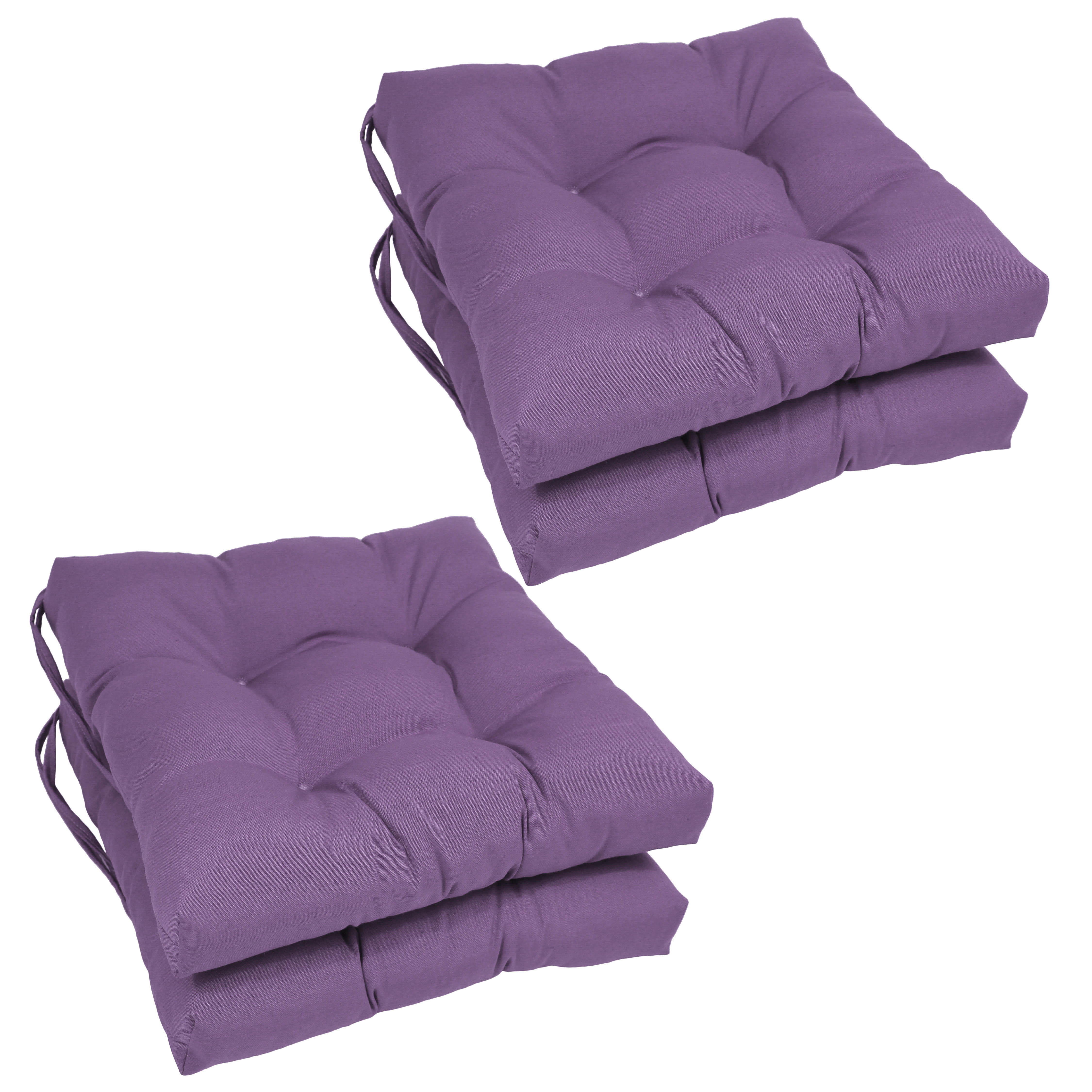 purple dining chair cushions