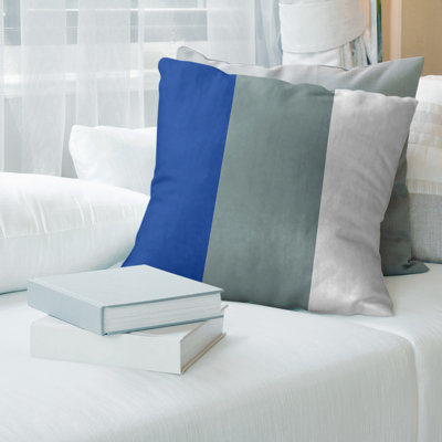 Dallas Football Throw Pillow East Urban Home Color: Home, Size: 14" x 14", Cover Material: Poly Twill