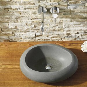 Athena Stone Circular Vessel Bathroom Sink