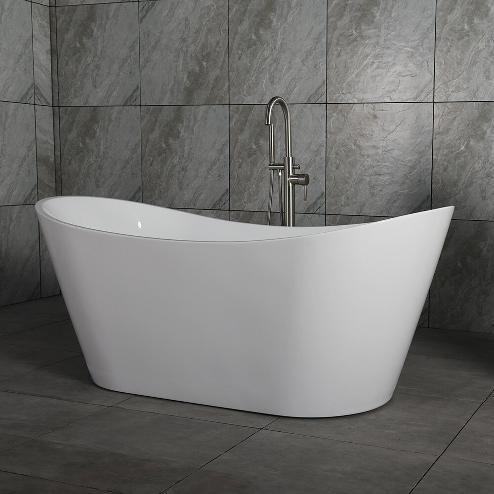 Wedgeworth 59 X 29 Freestanding Soaking Bathtub