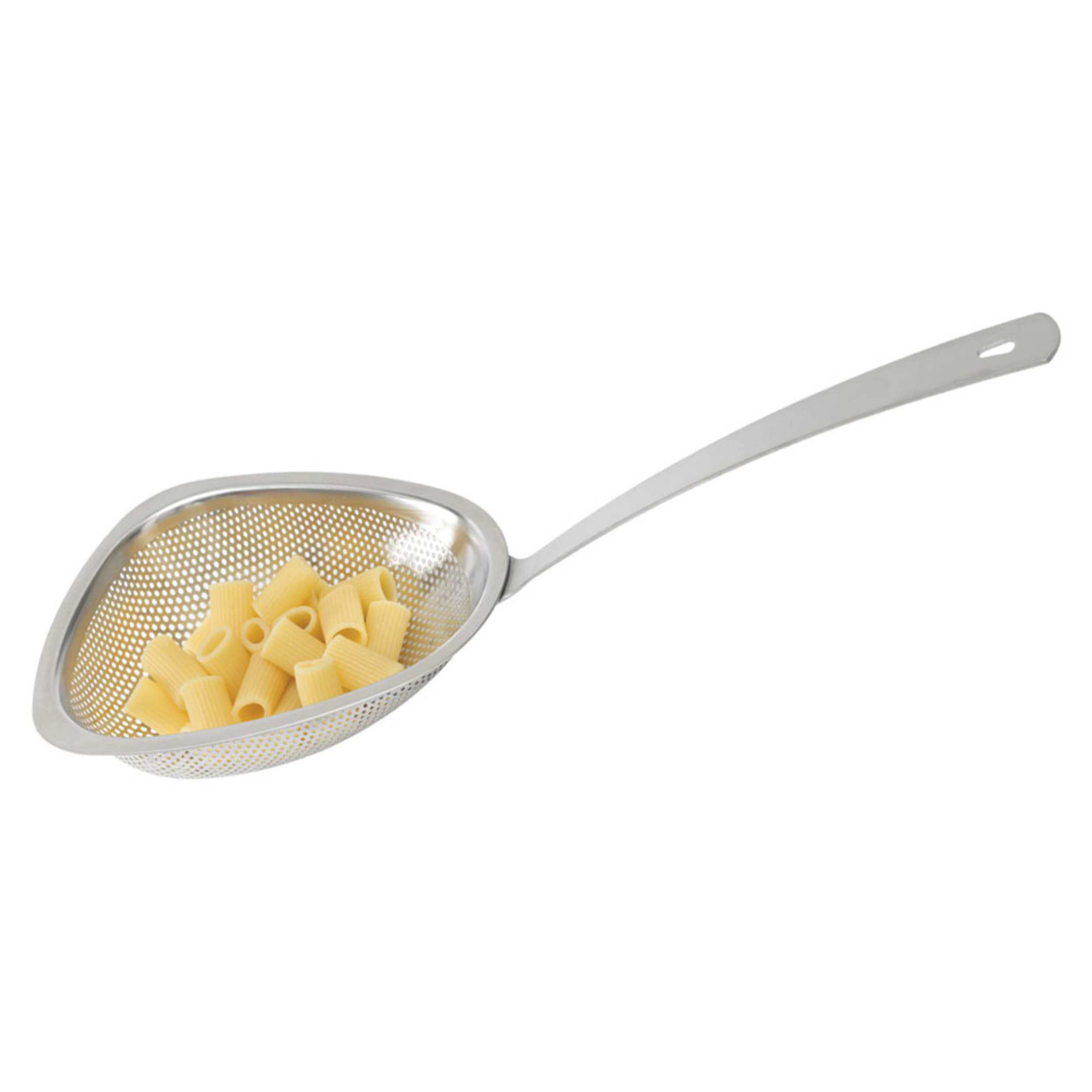 large stainless steel colander