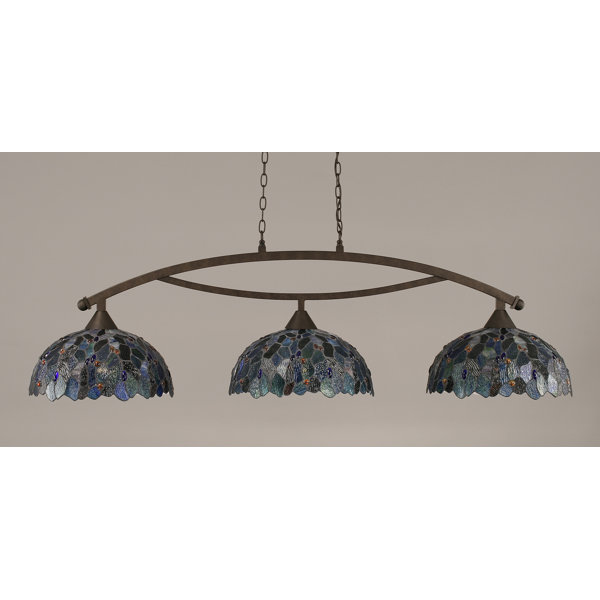 Astoria Grand Austinburg 3 Light Pool Table Dome Pendant Wayfair