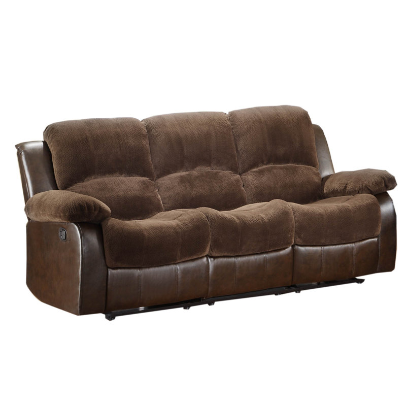 microfiber reclining sofa
